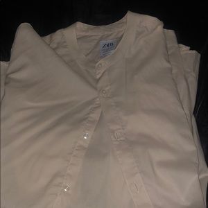 Zara mandarin button down